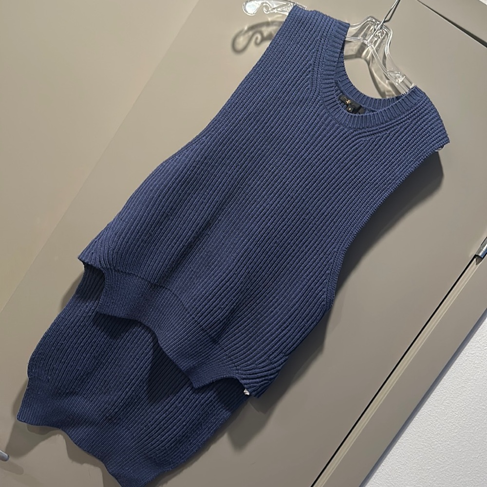 Maje blue sweater vest